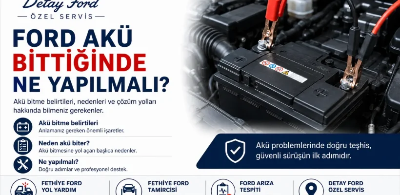 Ford Akü Bittiğinde Ne Yapılmalı? Belirtileri ve Çözüm Yolları